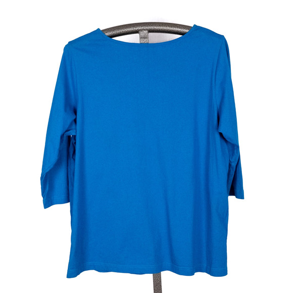 Bob Mackie Wearable Art Women's Casual Tunic Top Size 1X Colorful Peacock Whimsy - Picture 4 of 5